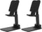 2 Pcs Folding Cell Phone Stand, Fully Adjustable Angle Height Phone Stand for Desk, Foldable/Portable Desktop Phone Holder Compatible with All Pho...
