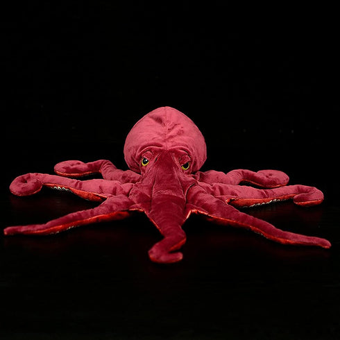 ZHONGXIN MADE Simulation Octopus Plush Toy -Red Soft Real Life Octopus Stuffed Animal Toys, Lifelike Deep Sea Creeping Animal Octopuses Plush Toys...