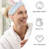 3 Pieces Cute Rabbit Ear Hairlace Soft Facial Headband Elastic Bunny Spa Skin Care Hairlace for Washing Face Beauty Skincare Shower...