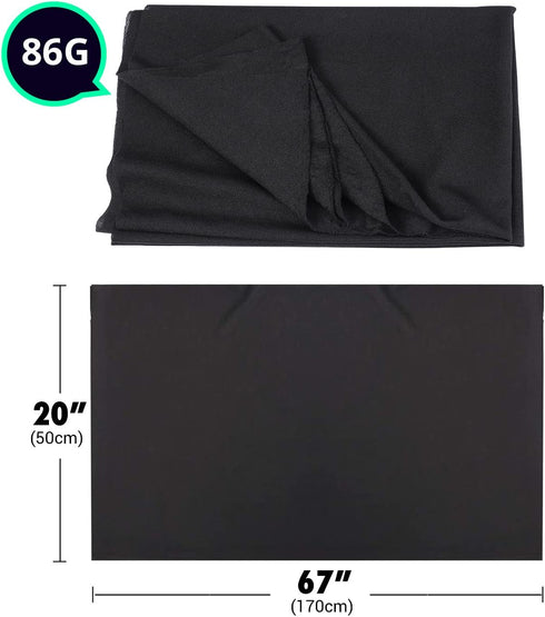 Facmogu Speaker Grill Cloth, 67"x20" Speaker Cloth Speaker Cover Fabric Stereo Mesh Replacement for Home Speakers, Stage Audio Speakers and Vintag...