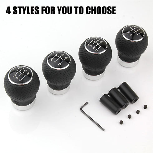 Universal Shift Knob 6 Speed Manual Gearbox Shift Knobs Fit for Most Car Transport Vehicles?Round Head R Up?...