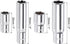 uxcell 1/4-inch Drive by 8mm & 10mm Deep and Shallow Socket Set, 6-Point CR-V Steel...