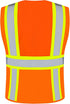 High Visibility Safety Vest with 9 Pockets, Reflective Tape Zipper Front, Work Vest for Men & Women (X-Large, Orange)...