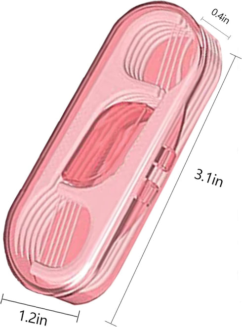 Flosser Dispenser Dental Floss Case Travel Floss Professional Toothpicks Sticks with Travel Case Superfine Floss Picks Dental Picks for Teeth Clea...