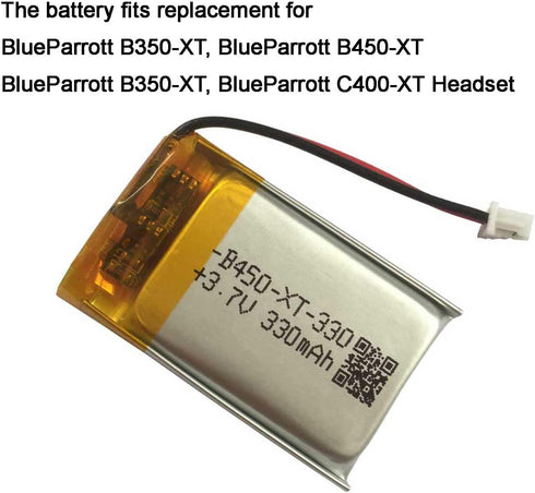 AOLIKES 602030 Battery, 330mAh Replacement Battery for VXI BlueParrott B350-XT, B450-XT,B550-Xt,C400-XT, B250-XTS Bluetooth Headset, Jabra PRO 925...