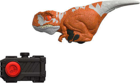 Mattel Jurassic World Toys Dominion Uncaged Click Tracker Atrociraptor Dinosaur Action Figure, Toy Gift with Interactive Motion and Sound, Clicker...