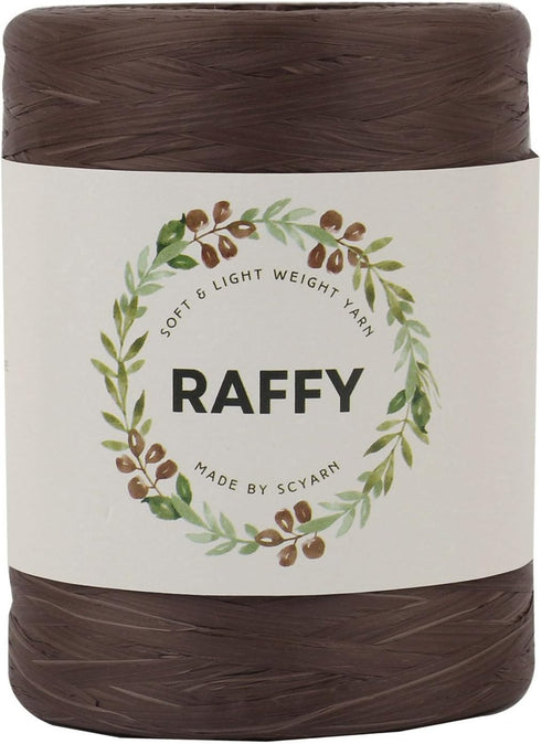 RAFFY Ribbon Yarn Soft and Light Weight Knitting and Crocheting for Making Summer Beach Bag & Sun Hat Col.113......