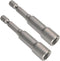 Utoolmart 1/4" Quick-Change Hex Shank 7mm Nut Setter Driver Drill Bit, 65mm Length, Metric With-magnetic 2Pcs...