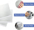 3 Pack Large Size Cat Litter Box Pee Shields, Easy Cleaning Frosted High Side Litter Box Splash Guard Cat Pee Shields for Open Top Litter Pan...