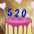 Blue Birthday Candles 5 Candle 5th Five Years Cake Bady Roman Numberal Cool Number Candle No 50 51 52 53 54 55 56 57 58 59...