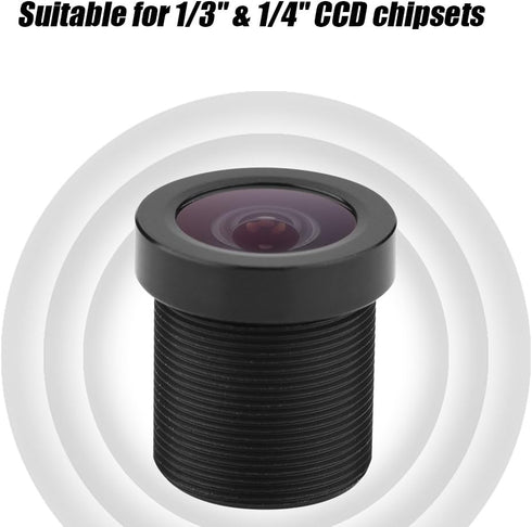TV Lens/CCTV Len 1.8mm 170° Wide Angle Lens,1MP IR Board Lens for 1/3" & 1/4" CCD Security CCTV Camera Default...