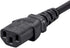 Monoprice 3-Prong Extension Cord - 10 Feet - Black | IEC 60320 C14 to IEC 60320 C13, 18AWG, 10A, 125V...