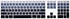 Ombre Grey Silicone Keyboard Skin Cover for iMac Wired USB Full Size Keyboard with Numeric Keypad A1243(G6 MB110LL/B and MB110LL/A)...