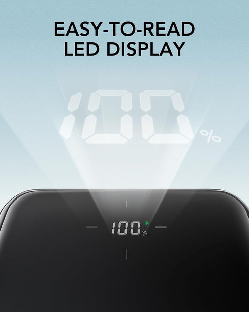 Charmast Small Portable Charger 10000mAh, 20W Mini Power Bank USB C Fast Charging, Ultra-Compact Slim Battery Pack LED Display, Travel Essentials ...