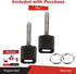 KeylessOption Keyless Entry Remote Fob Uncut Blank Car Ignition Key for Nissan Infiniti KBRASTU15 (Pack of 2)...