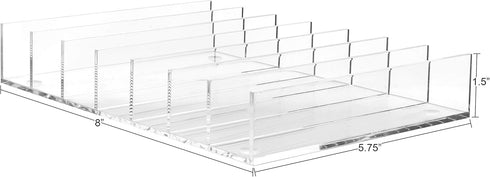 Mantello Makeup Palette Organizer, Eyeshadow Palette Organizer, Acrylic Eye Palette Organizer, Cash Holder for Cash Stuffing...