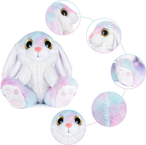 My OLi Bunny Rabbit Stuffed Animal Plush Bunny 8.5" Easter Stuffed Bunny with Floppy Ear Plush Rabbit Bedtime Friend Plush Toy Gifts for Girls Boy...