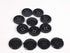 3/4" Inch Round Button (19 mm) 150 Pcs for Sewing Garment Clothing Dress Pants Skirt Hat Accessories Scrapbooking DIY Craft - Black Color....