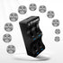 LIR2450 Rechargeable Button Battery Lithium Coion Cell 3.7V 6-Pack with Universal Battery Charger Replacing 3V Cr2450 Batteries...