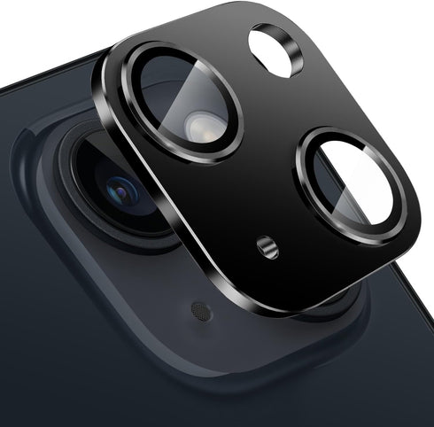 Compatible with iPhone 15 and iPhone 15 Plus Camera Lens Protector, Anti-Scratch Tempered Glass Camera Screen Protector Shockproof Full Protective...