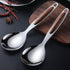 2pcs Stainless Steel Rice Spoon Rice Cooker Dishes Condiment Spoon Soup Rice Ladle Spoon Rice Serving Spoon Rice Scooper Asian Spoons Kitchen Scoo...