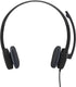 Logitech H151 Wired Headset, Analog Stereo Headphones with Rotating Noise-Cancelling Microphone, 3.5 mm Audio Jack, In-Line Controls, PC/Mac/Lapto...