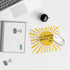 Mid Century Modern Square Mouse Pad?Sun Sunrise Sunset Sunshine Mousepad,Abstract Minimalist Mousepad for Computers?Laptop?Office & Home,9.5x7.9 i...