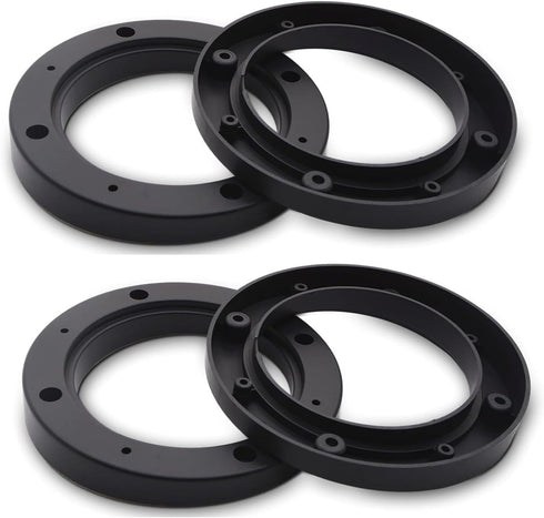 PENCK 4" Universal Black Speaker Spacers Plastic Spacer Rings Adaptor Ring Mounting Bracket for Auto Car 4pcs...