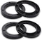 PENCK 4" Universal Black Speaker Spacers Plastic Spacer Rings Adaptor Ring Mounting Bracket for Auto Car 4pcs...