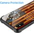 TnXee Case Compatible with iPhone Xs Case, Betsy Ross 13 Star Wooden American Flag with 1776 Case for iPhone X Cases for Man Women Gifts Pattern D...