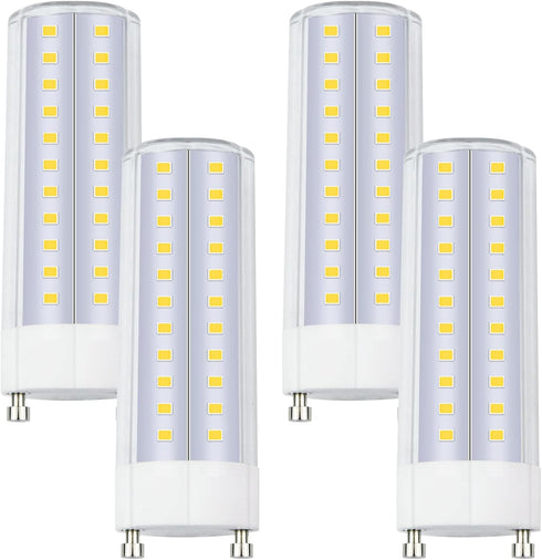 GU24 LED Light Bulb Daylight, 5000K T2 GU24 LED, mls18guww 1600lm 18W 23W 120V GU24 Fluorescent Light Bulb 100W Incandescent Replacement 4-Count...