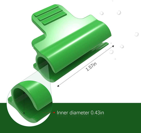 Plant Clips Small Greenhouse Clamps for Garden 11mm/0.43 inch 30Pcs Plant Stakes Garden Snaps Pipe vegetables Tunnel Hoop Row Cover...