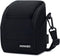 DOMISO Soft Padded Camera Case Water-Resistant with Adjustable Shoulder Strap and Side Pockets Small Camera Bag Carrying Storage Bag, Black...