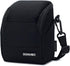 DOMISO Soft Padded Camera Case Water-Resistant with Adjustable Shoulder Strap and Side Pockets Small Camera Bag Carrying Storage Bag, Black...