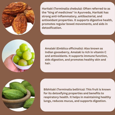 100% Natural Triphala Powder for Glowing Skin and Health Care 100 GMS / 0.22 LBS...
