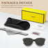 AVAWAY Cat Eye Polarized Sunglasses for Women - Stylish Acetate Frame UV400 Protection for Driving Travel Summer Outings...