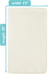 American Baby Company 15" x 33" Fitted Bassinet Sheet, 100% Natural Cotton Jersey Knit, Cream, Soft Breathable...