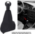 Qiilu Gear Shift Knob, 5 Speed Car Gear Shift Knob Gear Stick Gaiter Boot Kit for Peugeot 307 308 607 608 Citroen C3 C5...