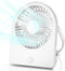 3.5" USB FAN, Strong Wind Ultra Quiet Small Desk Fan Foldable 3 Speeds Adjustable, USB Corded Powered Personal Fan for Home, Office, Desktop, Whit...