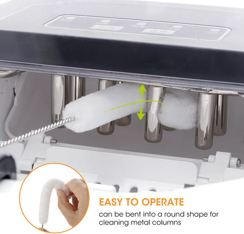 AIEVE Ice Machine Cleaner Brush Sets, 10 Pcs Ice Maker Cleaner Tools Kits...