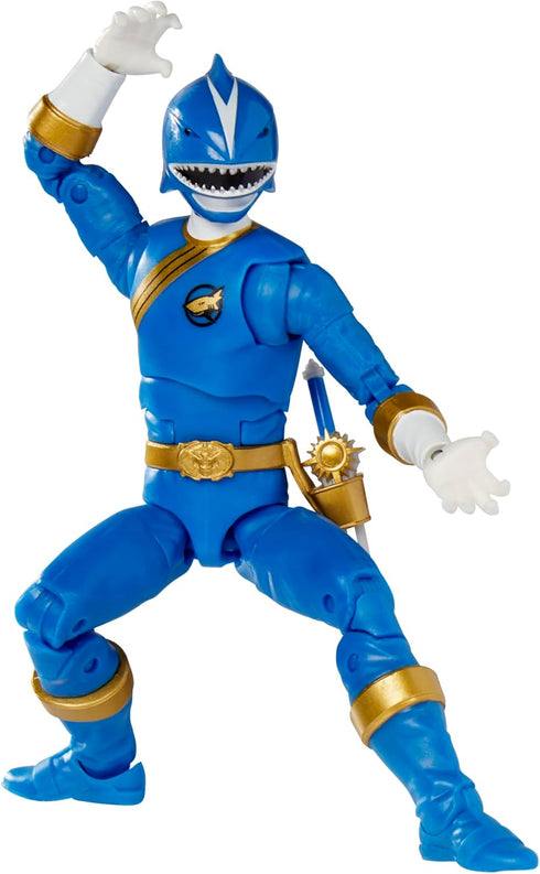 Power Rangers Lightning Collection Wild Force Blue Ranger 6-Inch Premium Collectible Action Figure Toy, Multiple Accessories, Kids 4 and Up...