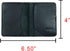 Hide & Drink, Leather Bifold Card Wallet Diagonal, Holds Up to 5 Cards Plus Folded Bills, Cash Organizer, Accessories, Handmade :: Charcoal Black...