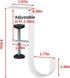 3 Pcs Desk Mount Bag Holder Hook/Clamp-On Backpack Hanger/Headphone Hook Holder/Headset Stand Hanger Clamp Under Desk Space...