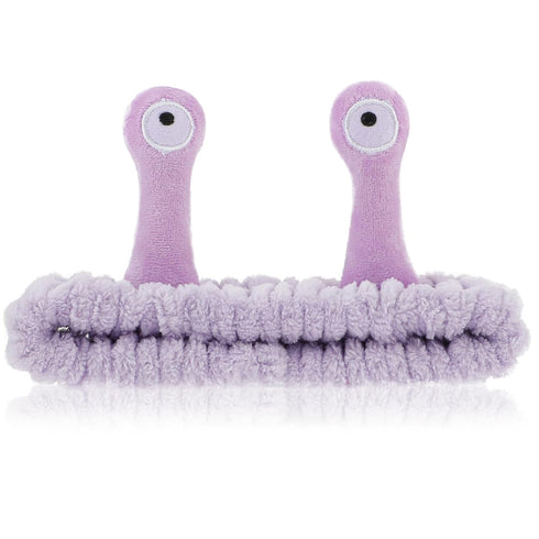 Sibba Face Wash Headband Snail Headbands Spa Hair Bands Makeup Headbands Cute Cartoon Coral Fleece Elastic Headband Creative Hair Accessories for ...