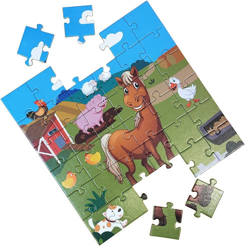 Floor Puzzle for Kids,Animal Jigsaw Large Puzzles 36Piece Horse Puzzle for Toddler Ages 3+,Children Learning Preschool Educational Toys,Gift for 3...