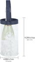 SHIDOW Ice Bag Collapsible wine Cooler Bag, Ice wine Bag Collapsible Clear wine Cooler Bag PVC wine Pouch Bags, for Party, Camping, Picnic, Chille...