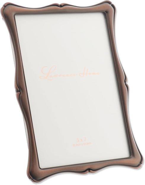 Lawrence Frames 5x7 Oil Rubbed Bronze Romance Picture Frame (712157)...
