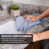 Kitchen Towels - Microfiber Waffle Weave Towels | Gray | 16 x 24 in. (6 Pack) | Absorbent, No Lint, Thick, Reusable, Commercial, Soft, Hand, Tea, ...