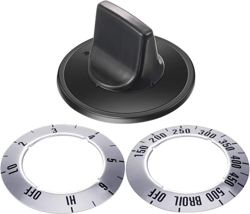 Jetec Stove Knobs Replacements Oven Universal Control Knobs KN002 Electrical Kit Range Burner Replace Compatible with AP5641247 MA-XP6 RK103...