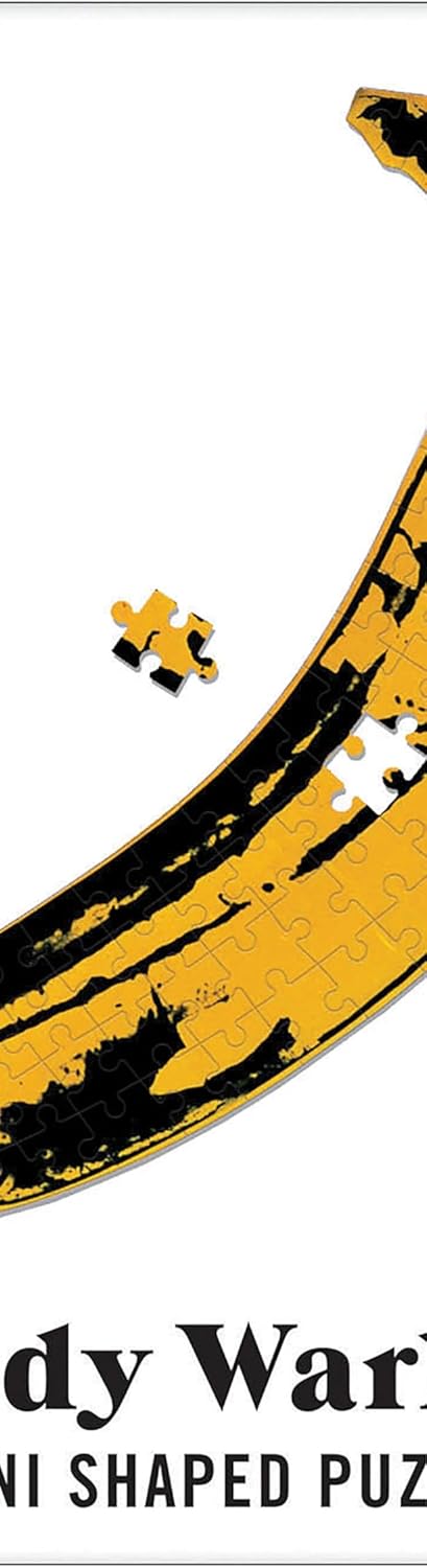 Galison Andy Warhol Mini Shaped Puzzle Banana, Multicolor...